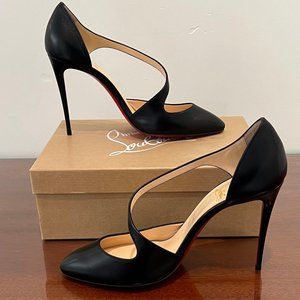 NIB Christian Louboutin Catchy One 100 Nappa Shiny Heels